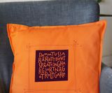 Orange cushion 