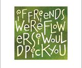 Engelskt vykort "If friends..." 